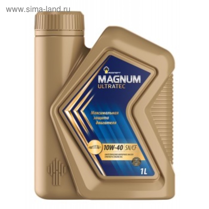 масло моторное rosneft magnum ultratec 5w 30 1 л Масло моторное Rosneft Magnum Ultratec 10W-40, 1 л синт