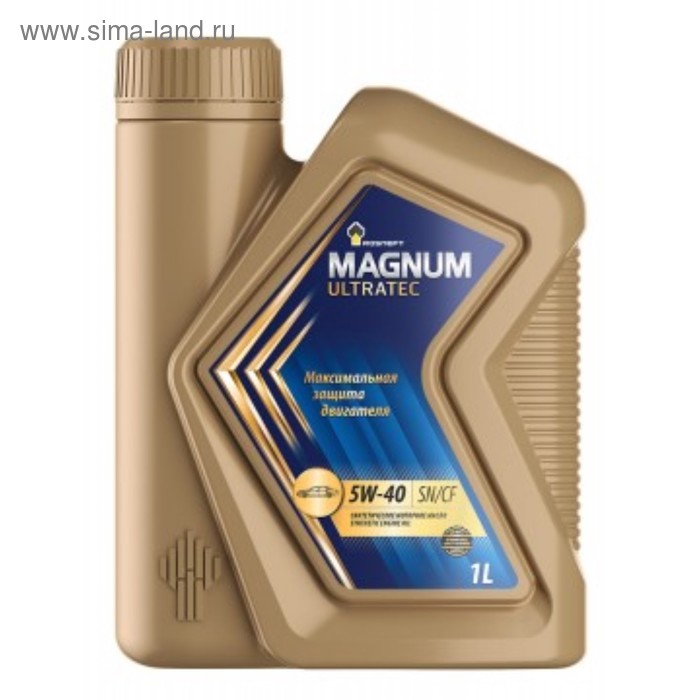 масло моторное rosneft magnum maxtec 5w 40 4 л п синт Моторное масло Rosneft Magnum Ultratec 5W-40, 1 л синт