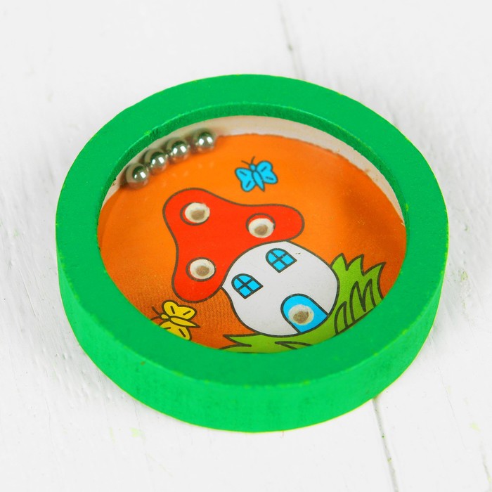 Головоломка круглая "Летние картинки", МИКС