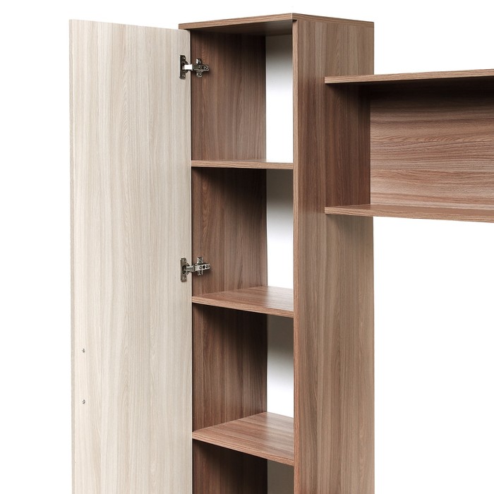 Гостиная Верона, 1850х2400х520, Ясень шимо светлый/Ясень шимо темный