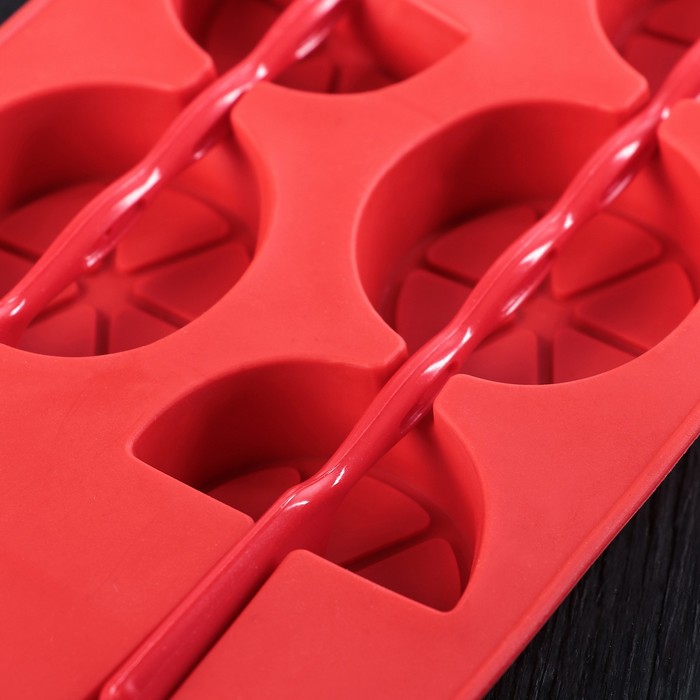 Форма для льда и шоколада "Цитрус", цвета МИКС