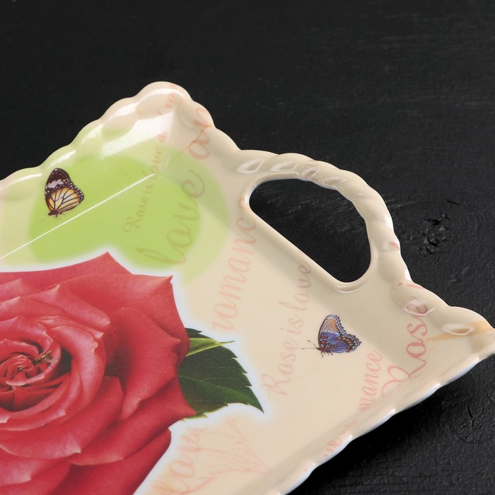 Поднос прямоугольный "Ботанический сад", цвета МИКС