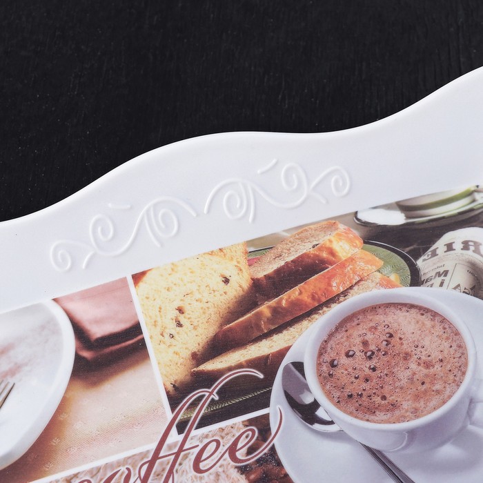 Поднос прямоугольный Cake, цвета МИКС