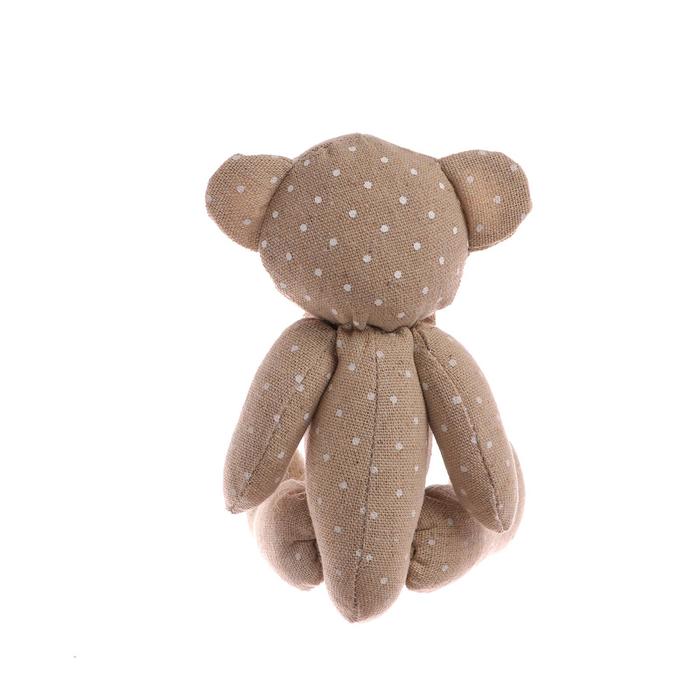 Мягкая игрушка "Мишка в горошек" мальчик и девочка