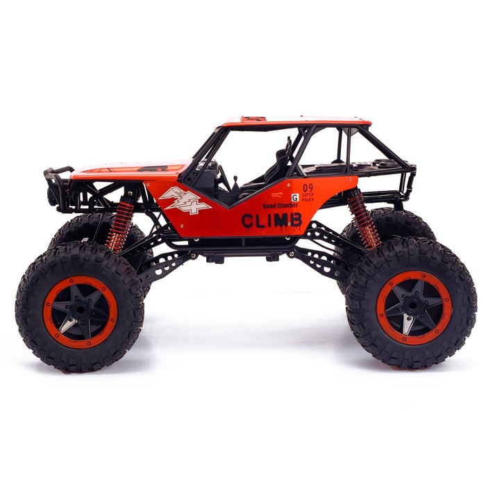 Джип-амфибия радиоуправляемый "Король скорости", полный привод 4WD, 1:8, корпус металл.