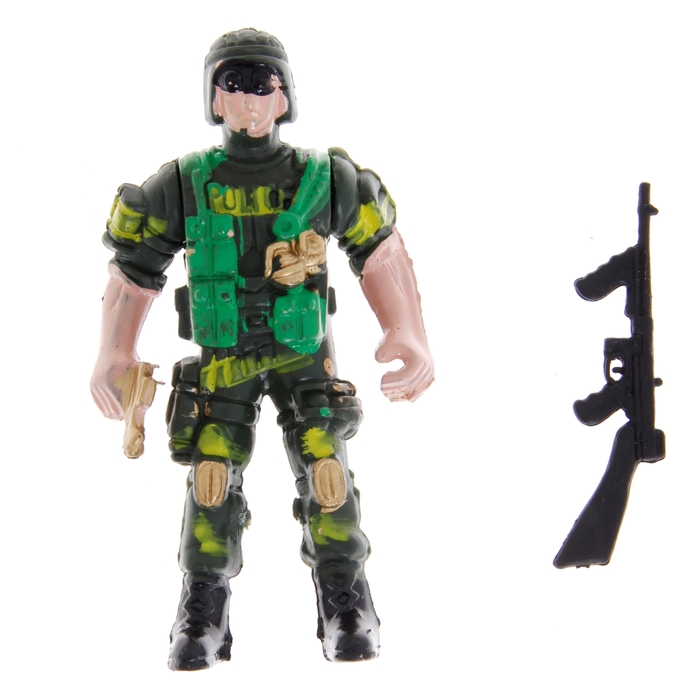 Фигурка солдата "Морская пехота", с оружием, МИКС