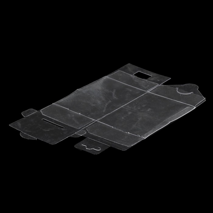 Упаковка PVC 8х8х11см 1шт. с подвесом, фасовка 50шт