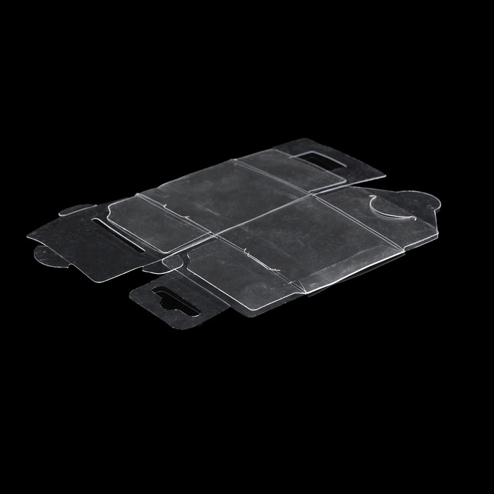 Упаковка PVC 6х6х5,5см 1шт. с подвесом, фасовка 50шт