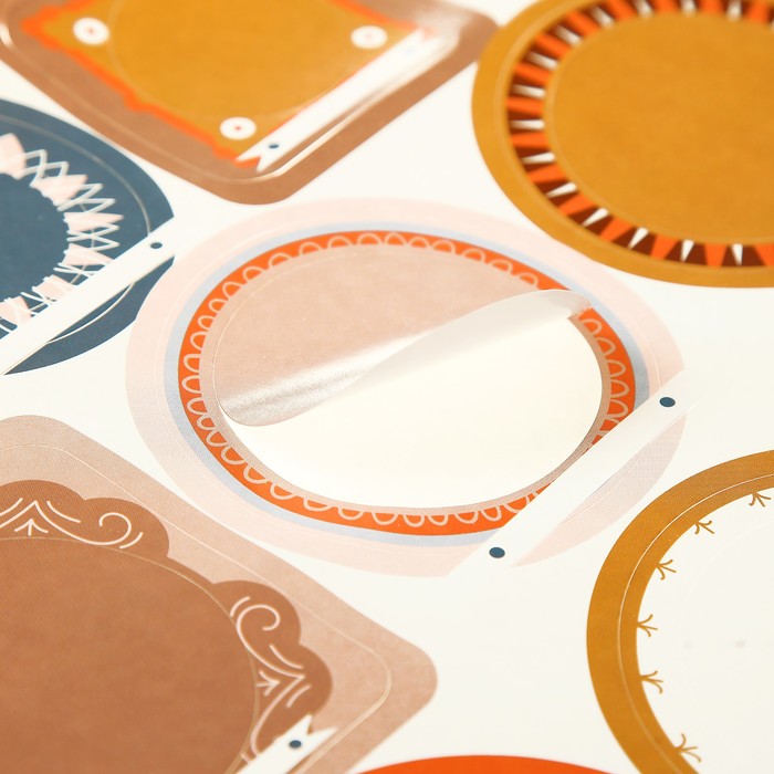 Плакат-раскраска с наклейками "Создай свое семейное древо Скандинавия" 42х59,4см