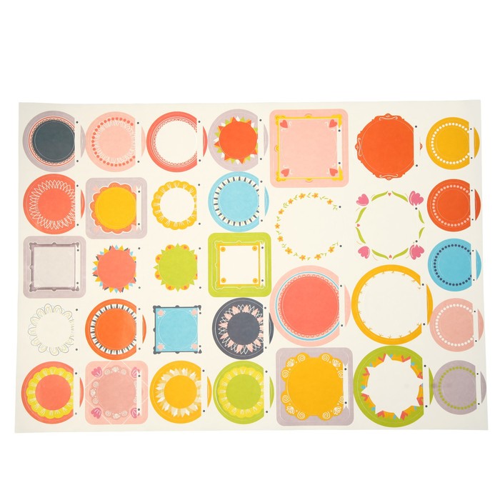 Плакат-раскраска с наклейками "Создай свое семейное древо Детский" 42х59,4см