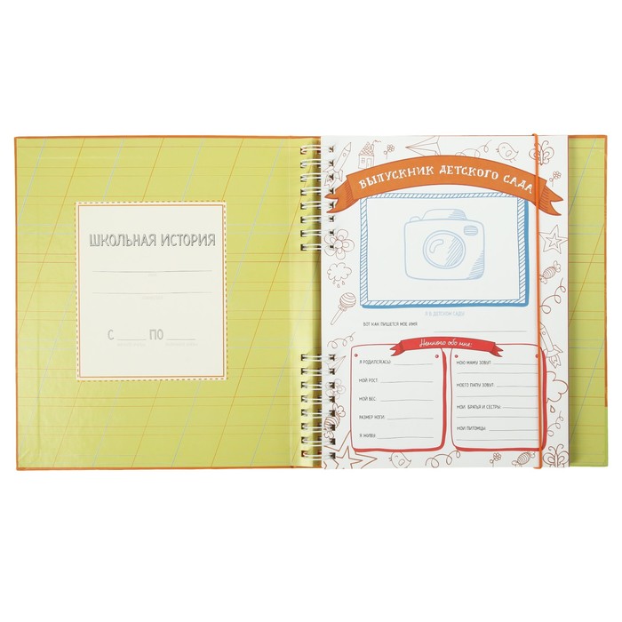 Альбом "Мои школьные годы" книга с карманами на 11 лет