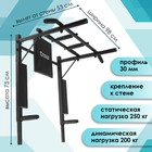 Турник-брусья «Профи — железное тело» 3 в 1, цвет чёрный Турник-брусья «Профи — железное тело» 3 в 1, цвет чёрный