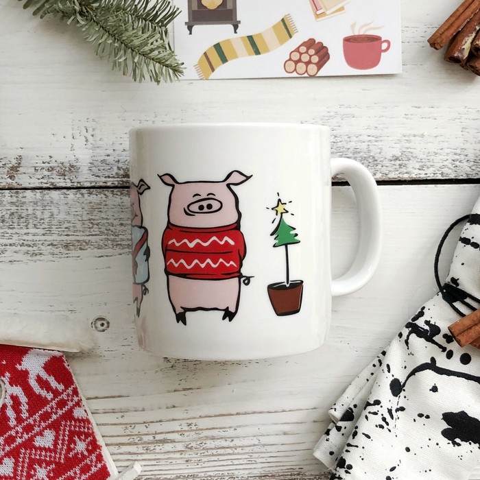 Кружка "Три поросёнка" 300 мл