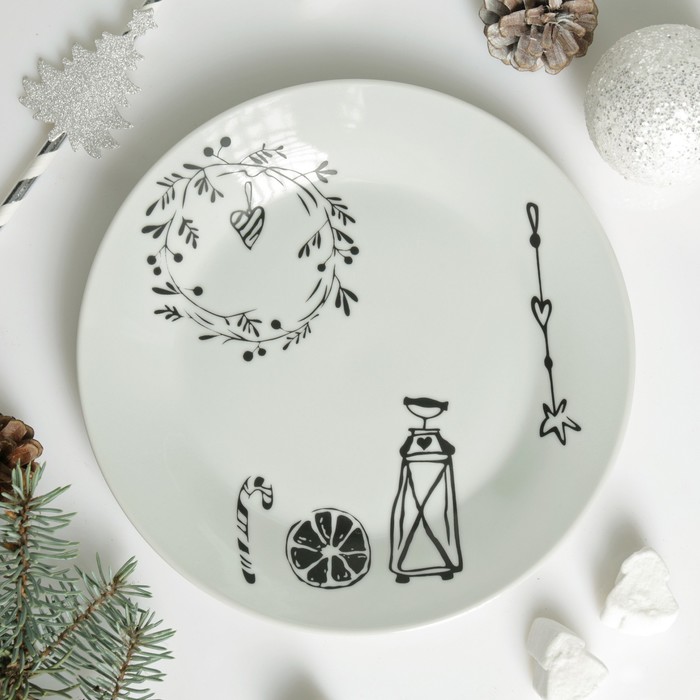 Тарелка "Зима" 20 см