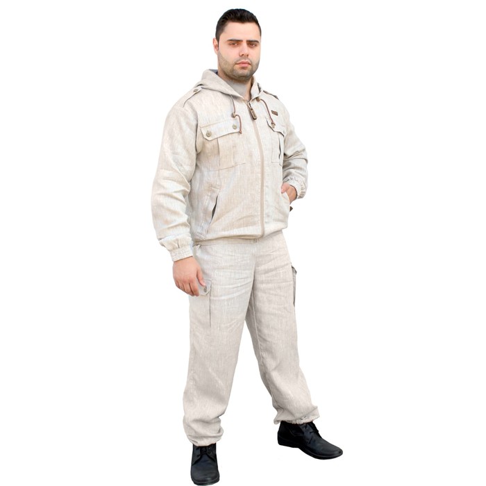 Костюм PRIDE «Фаворит», лён, натуральный, размер/рост 56-58/182-188