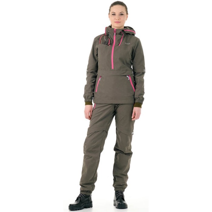 Костюм женский PAYER «Элит Барьер NEW», смесовая, размер/рост 44-46/170-176, цвет олива/фуксия