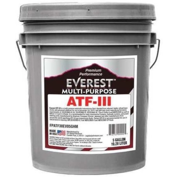 Масло трансмиссионное Everest ATF III H/M, 19 л