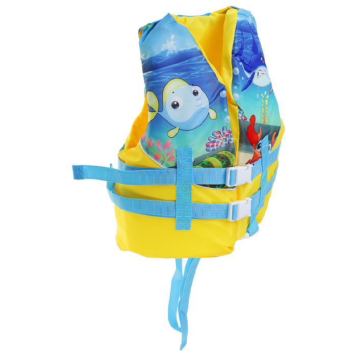 Жилет для плавания детский "Морские обитатели" рисунок МИКС разм.M (от 18-24 кг)