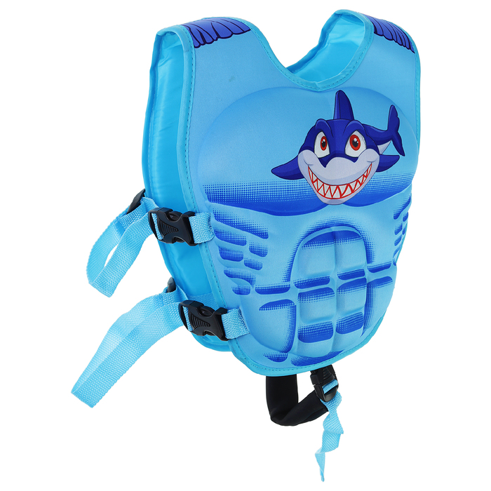Жилет для плавания детский "Акула" разм. M (от 18-24 кг)