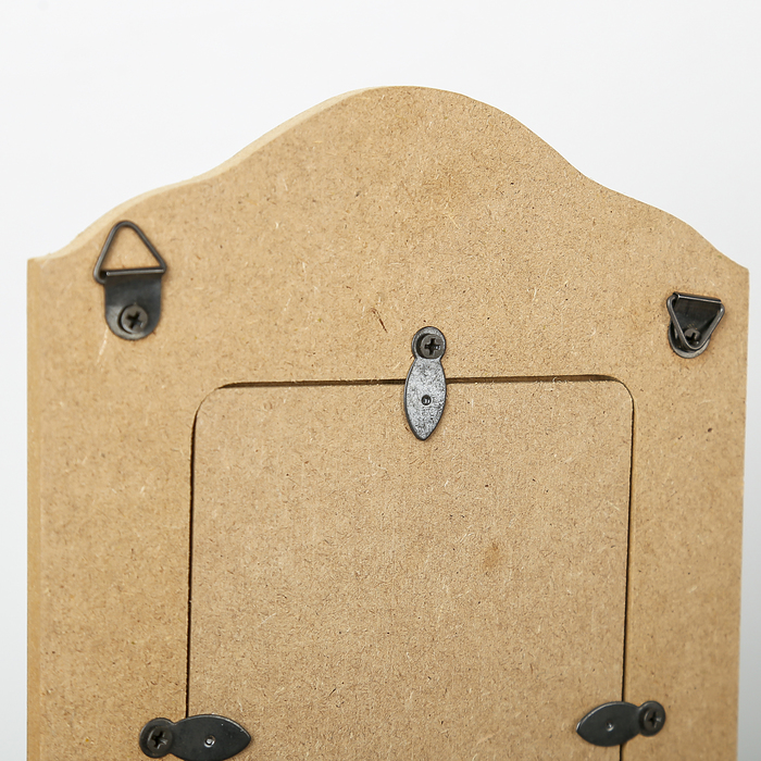 Крючки декоративные дерево с фоторамкой 9х12,5 см "Фламинго" 22,5х14,5х3 см