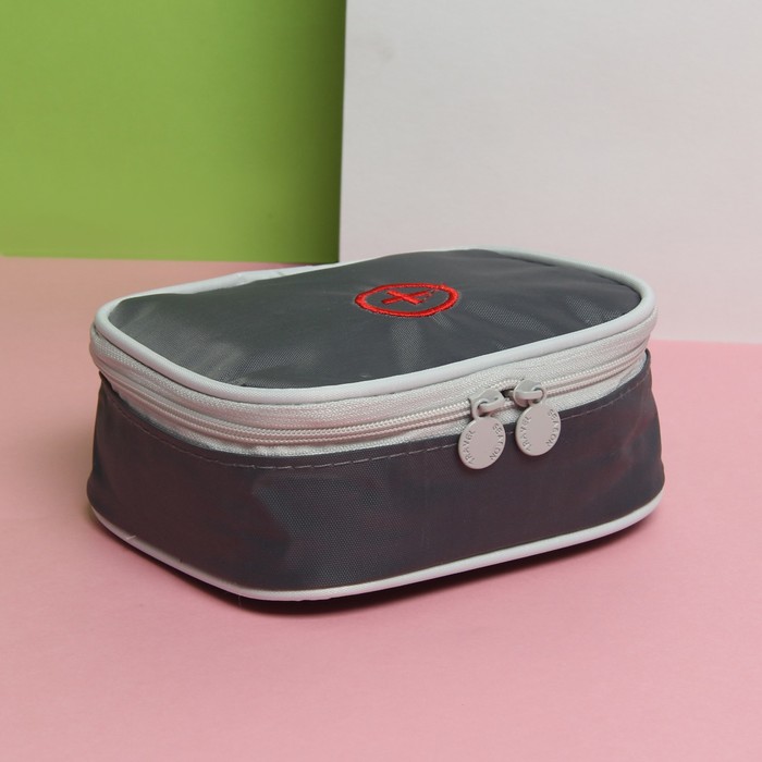 Косметичка дорожная «Путь», отдел на молнии, цвет серый