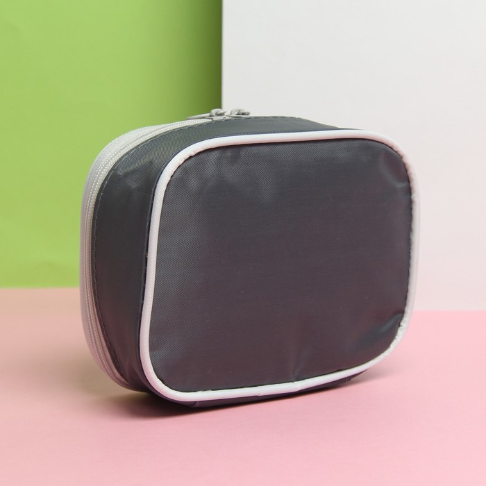 Косметичка дорожная «Путь», отдел на молнии, цвет серый