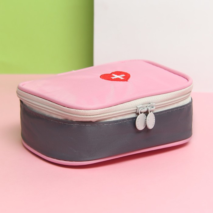 Косметичка дорожная «Путь», отдел на молнии, цвет розовый