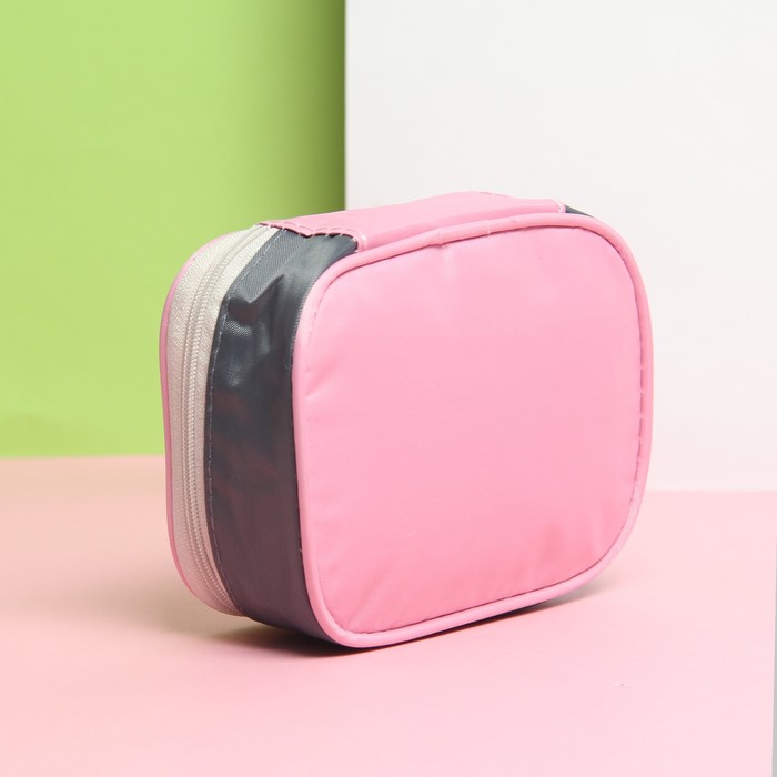 Косметичка дорожная «Путь», отдел на молнии, цвет розовый