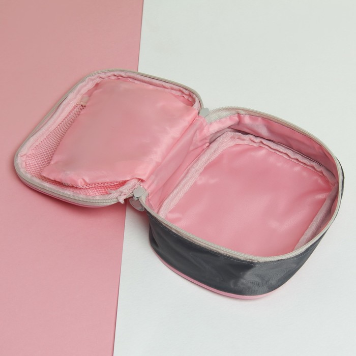 Косметичка дорожная «Путь», отдел на молнии, цвет розовый
