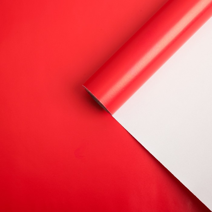 Бумага крафт, амарантовый, 0,7 х 10 м