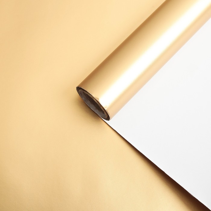 Бумага крафт, миндальный, 0,7 х 10 м