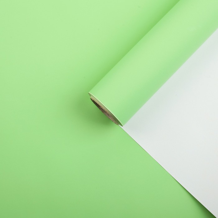 Бумага крафт, светло-зелёный, 0,7 х 10 м