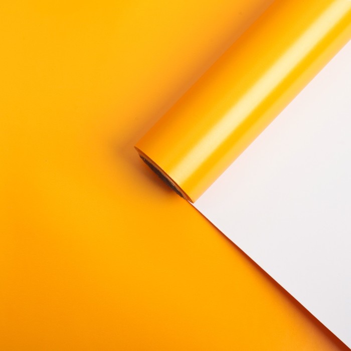 Бумага крафт, тёмный янтарь, 0,7 х 10 м