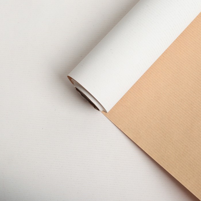 Бумага для декорирования крафт, IRIS, светло-бежевый, 0,7 х 10 м