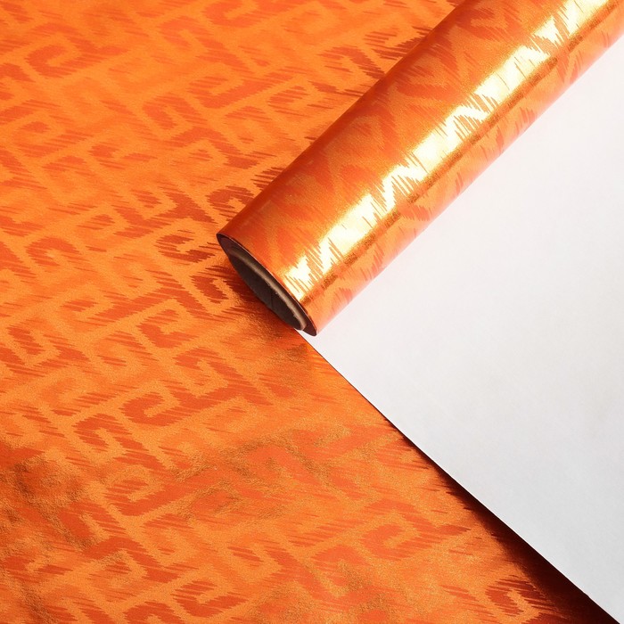 Бумага для декорирования "Манго-танго", металлизированная, 0,7 х 10 м