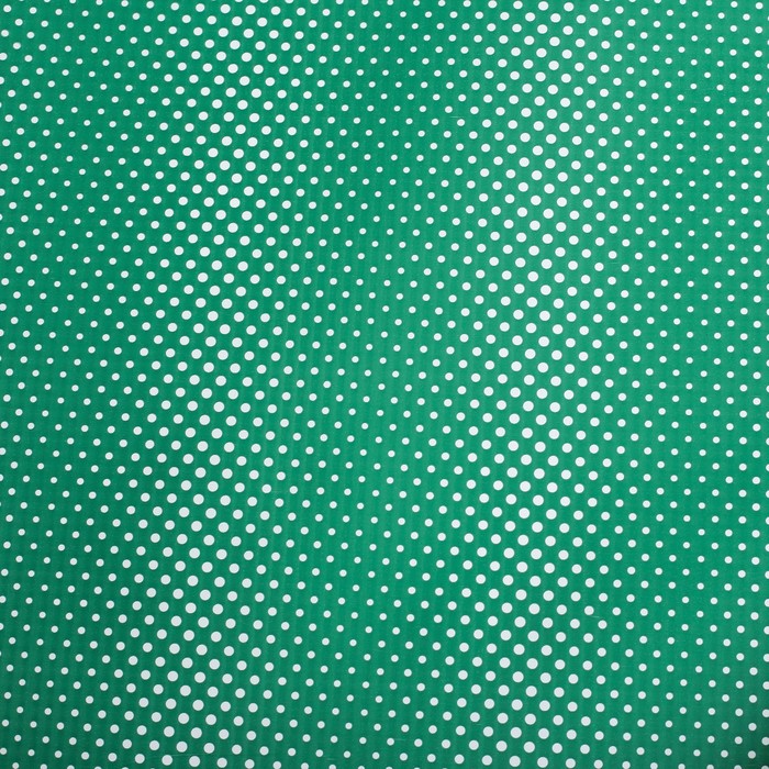 Бумага для декорирования "Горох", зеленый, 0,7 х 10 м