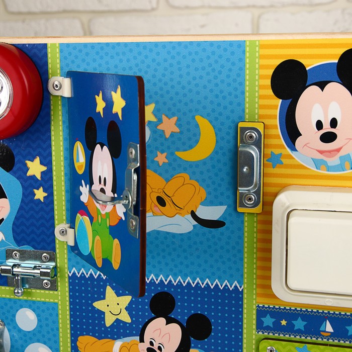 Бизиборд, Микки Маус, 50х50 см