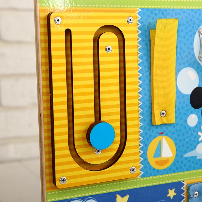 Бизиборд, Микки Маус, 50х50 см