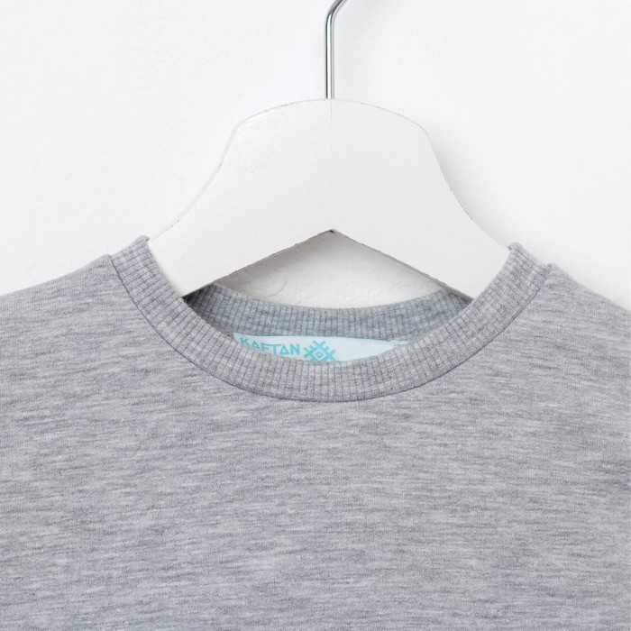 Платье детское KAFTAN, рост 134-140 см (36), серый/розовый