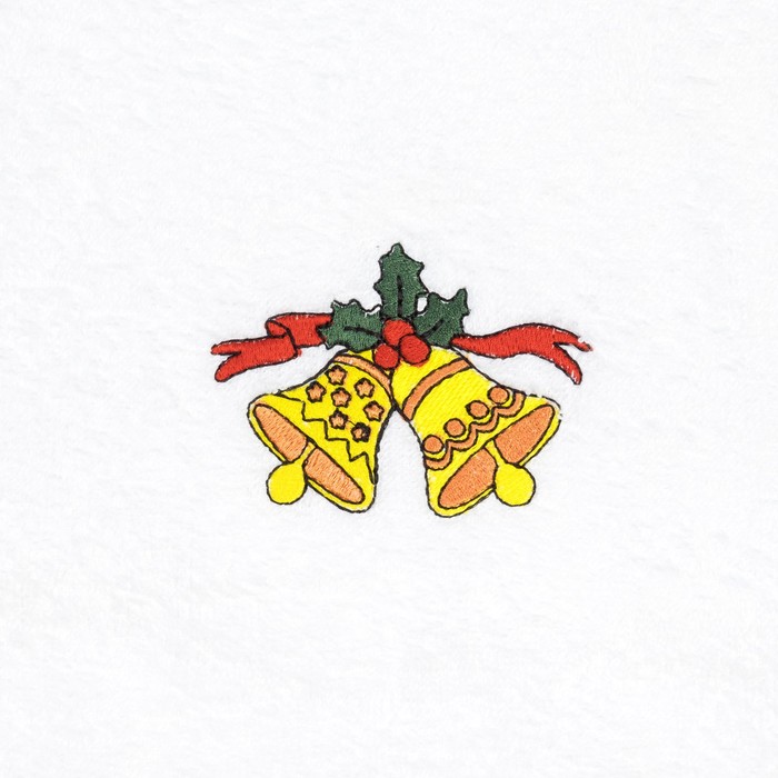 Полотенце «Экономь и Я» Колокольный звон 50×90 см, цвет белый, 100% хлопок, 340 г/м²