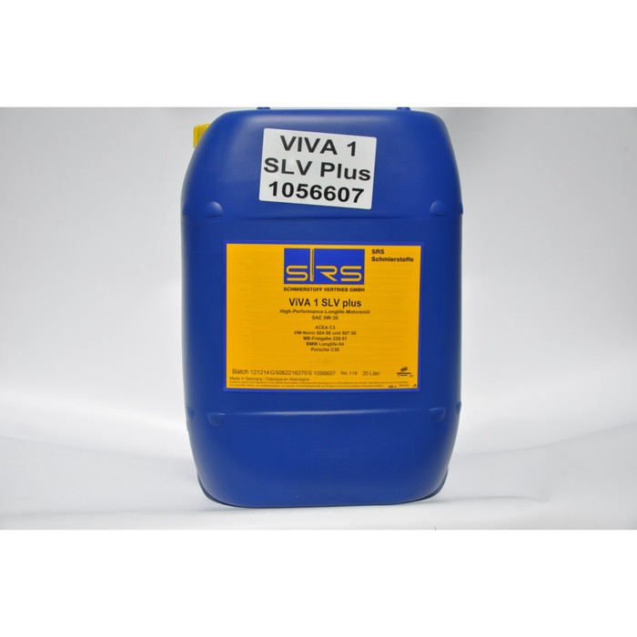 Масло моторное SRS VIVA 1 SLV plus 5W-30 LL3, 20 л
