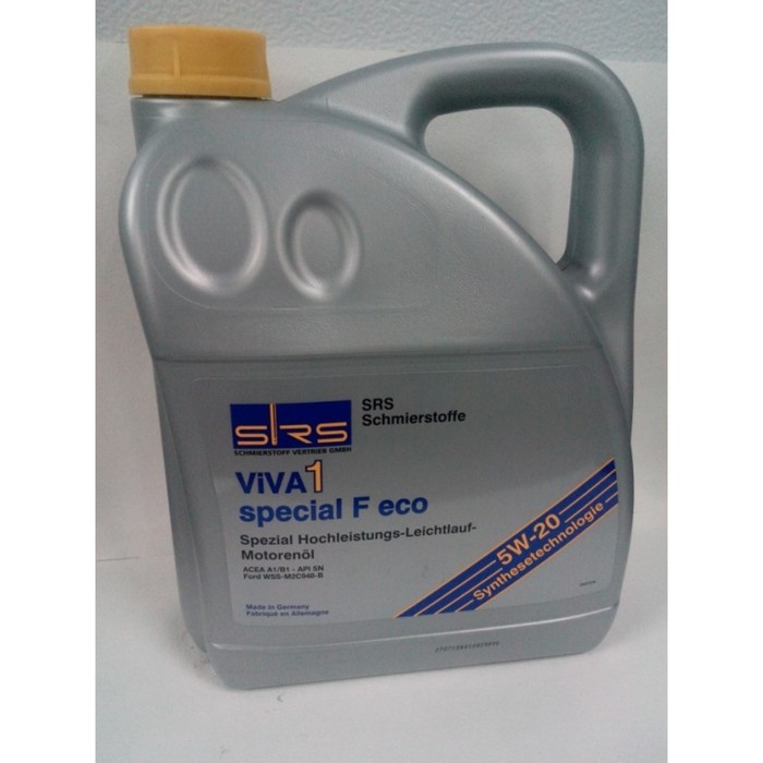 Масло моторное SRS VIVA 1 Special F Eco 5W-20, 5 л