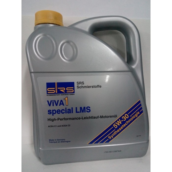 Масло моторное SRS VIVA 1 special LMS 5W-30 A5/B5, 4 л