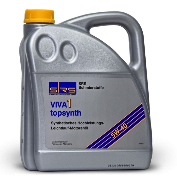 Масло моторное SRS VIVA 1 topsynth 5W-40 SN/CF, 4 л
