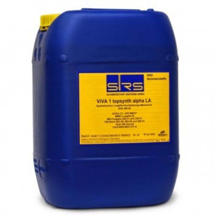 Масло моторное SRS VIVA 1 topsynth alpha LA 5W-30, 20 л