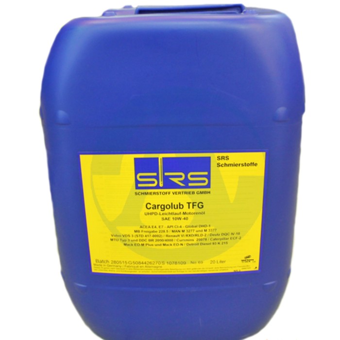 Масло моторное SRS Cargolub TFG 10W-40 UHPD, 20 л