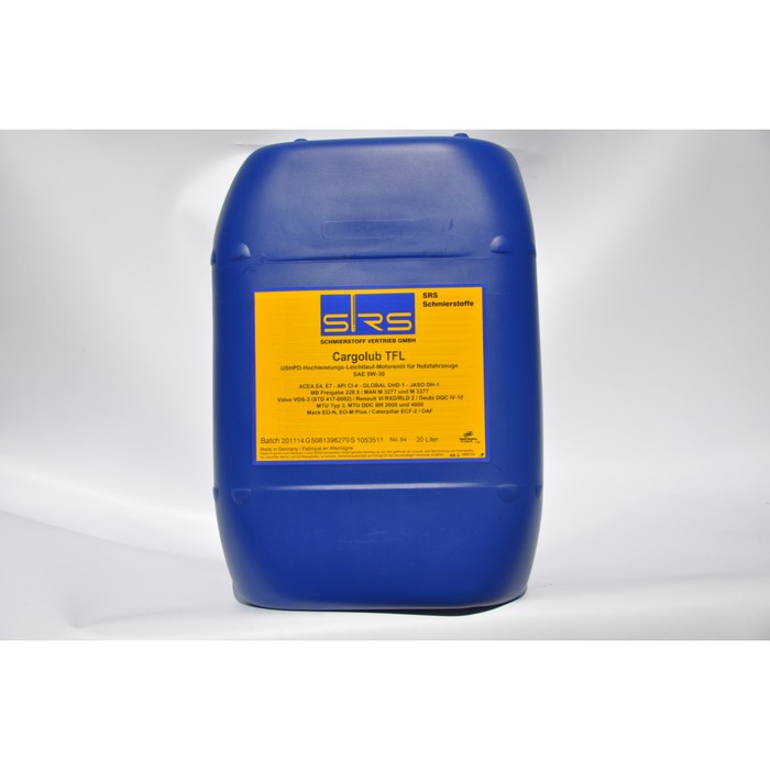 Масло моторное SRS Cargolub TFL 5W-30 E4, 20 л