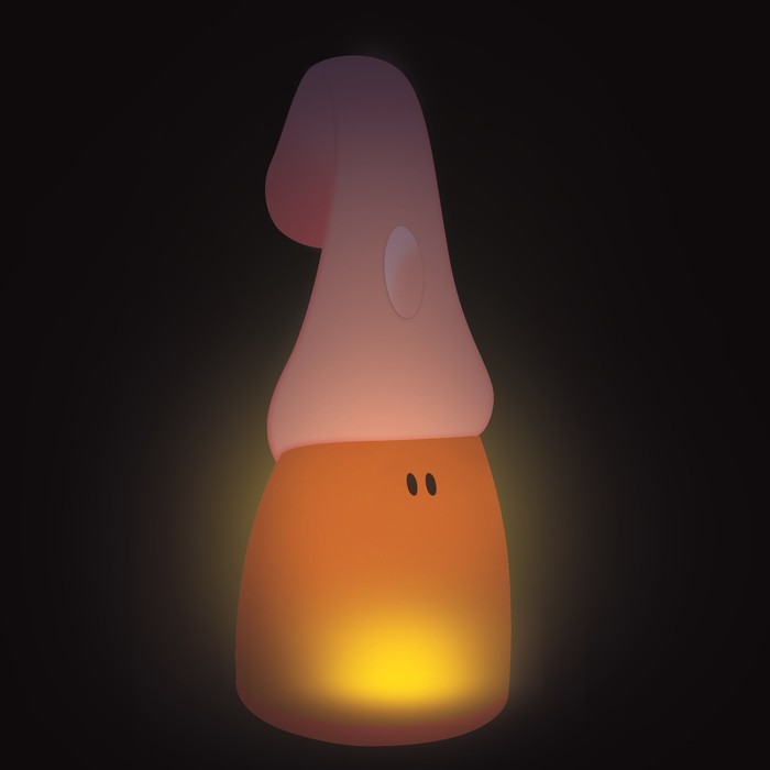 Светильник-ночник LED PIXIE NIGHT LIGHT TORCH CORAIL переносной, небьющийся (USB)