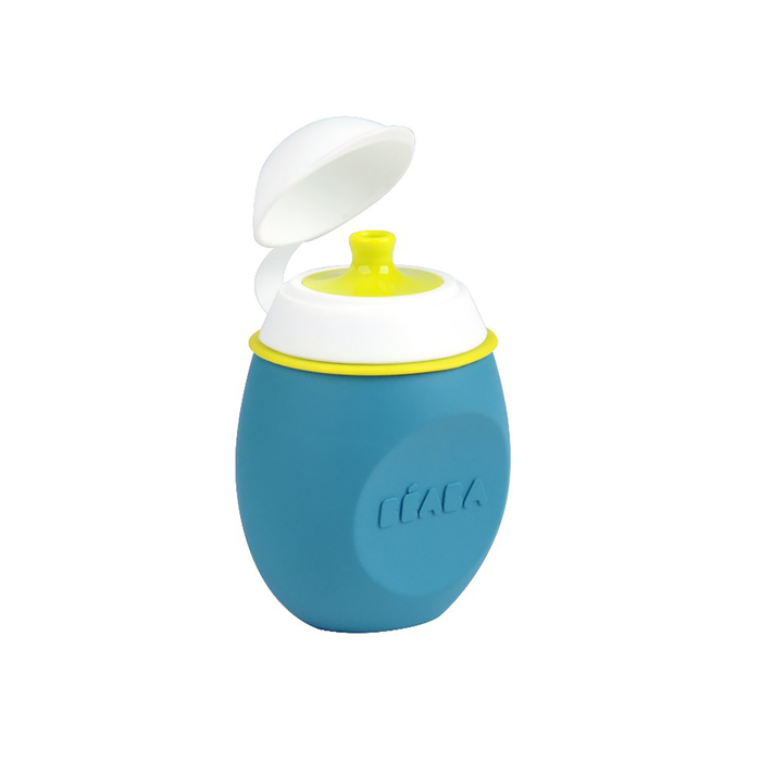 Поильник детский из силикона BABYSQUEEZ' 2 IN 1 BLUE