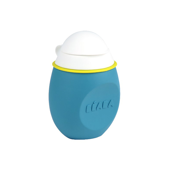Поильник детский из силикона BABYSQUEEZ' 2 IN 1 BLUE